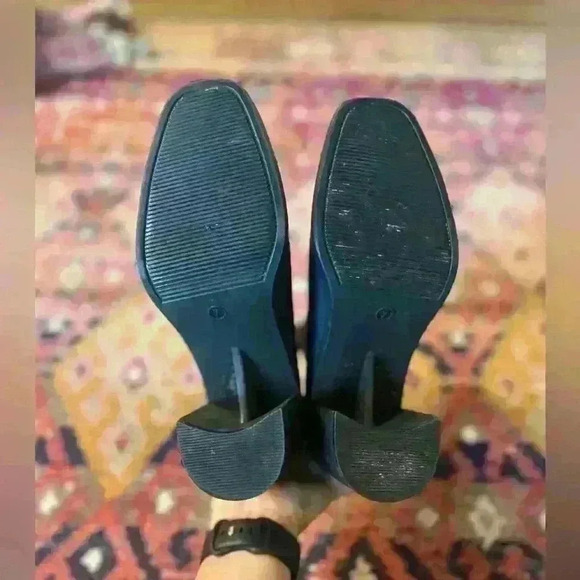 Jeffrey Campbell Hurricane Waterproof Chelsea Rain Boots Matte Black Heels - Picture 5 of 7